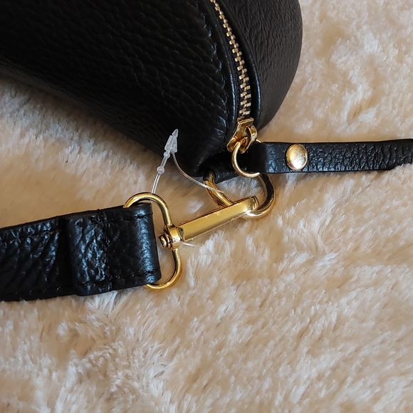 🌺 NEW Viola Castellani Italian Pebbled Leather Fanny/Waist Bag - Picture 8 of 14